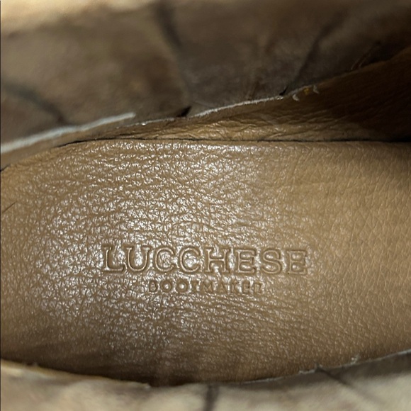 Lucchese Womens Leather Western Ankle Boots - Picture 7 of 7